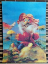 Dyadyushka (Uncle Au). Vintage Lenticular 3D postcard. ASSR. 1988