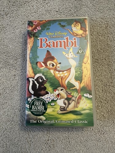 Bambi walt disney classics vhs - bambi,