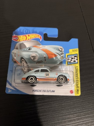 Hot wheels blue porsche - blue, 356