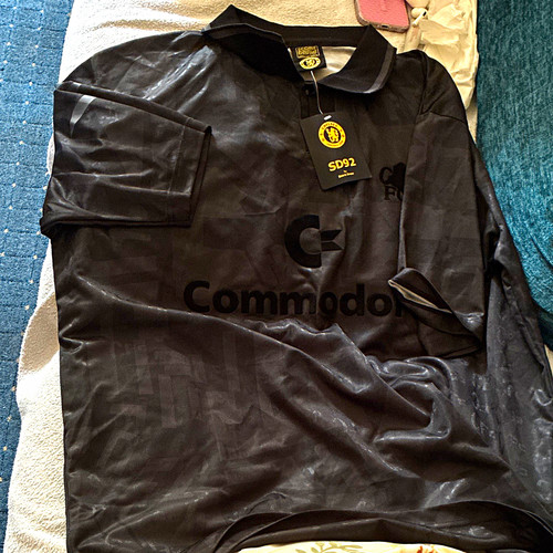 Score draw chelsea shirt black - shirt,