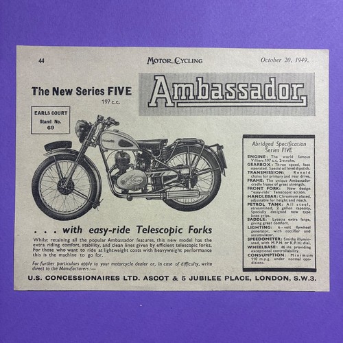 Ambassador series 197cc - ambassador,