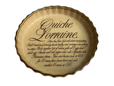 Vintage TG Green Ltd Quiche Lorraine Recipe Dish