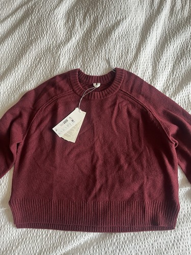 Arket maroon jumper size small - arket,