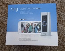 RING Video Doorbell Pro - Hardwired - Four Faceplates - Motion - Night - New 