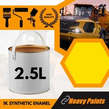 Bomag Roller Yellow Paint Endurance Enamel Paint 2.5 Litre Tin