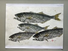 BLUE FISH – Gyotaku Fish