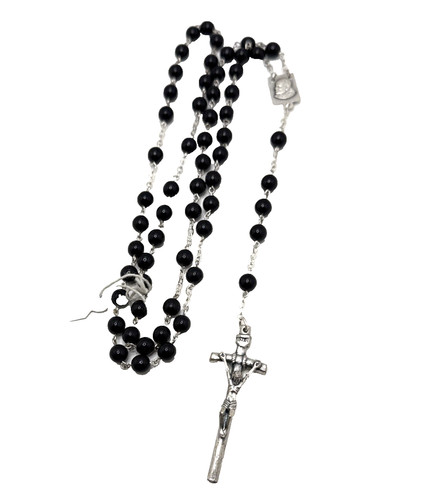 Vintage czech glass - glass, black