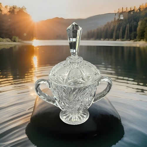 Antique cut glass - cut, bowl