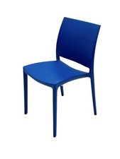 Blue cafe chairs - cafe,