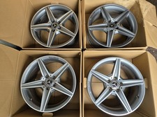 MERCEDES C CLASS 18” AMG ALLOY WHEELS RIMS W205 V Vito W204 4x Genuine. 