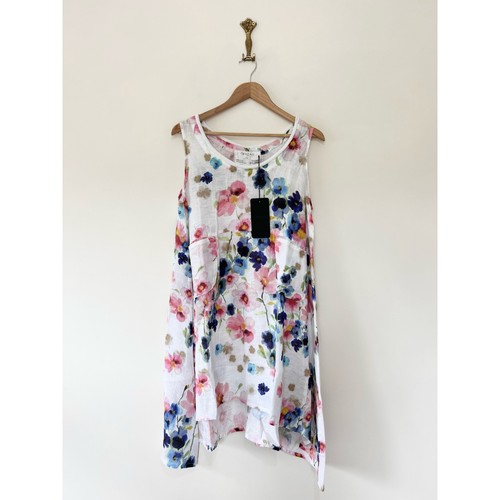 Grizas 100 linen floaty tunic - linen,