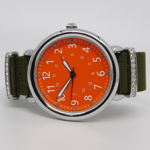 Diamonique nylon band quartz - diamonique,