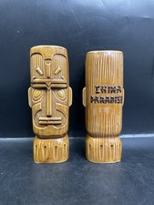 RARE Vintage China Paradise Tiki Mug Cup Set Of 2