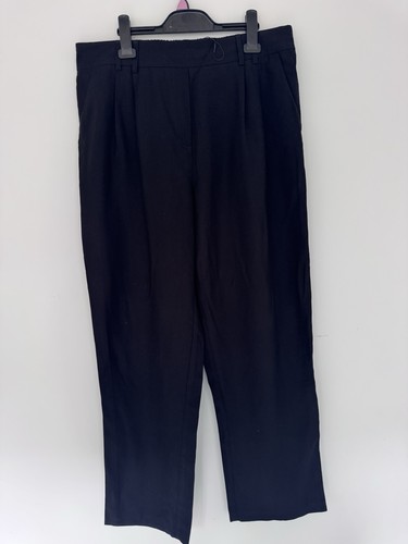 Primark black pleated trousers - pleated,
