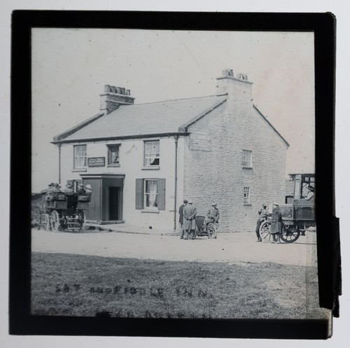 Magic lantern slide cat and - slide,