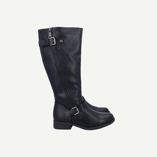 Dune London Womens Black Knee-high Low Boots