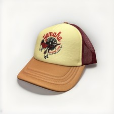 Yamaha Faster Sons Motorcycle Racing Foam Trucker Hat Cap Dirt Bike Wolf Trucker