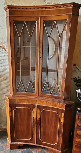 Curved corner cabinet - cabinet,