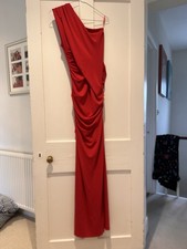 Gorgeous Couture Red Evening Dress Size 8