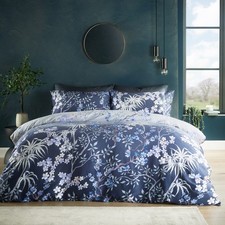 Vantona Boutique Mai Blossom Duvet Cover Set - Blue