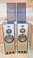 RARE PAIR OF VINTAGE ELTAX FLOOR SPEAKERS TERMINATOR P-44 300W / WORKING