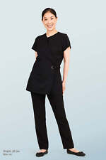 La Beeby Mila Wrap Over Tunic Salon Hairdresser Tunic Uniform Black - Samples