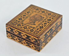 ANTIQUE TUNBRIDGE WARE QUEEN