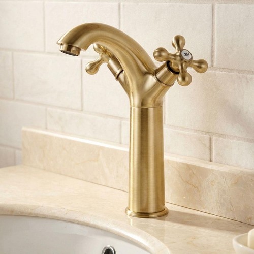 Tall bathroom sink tap antique - tall,