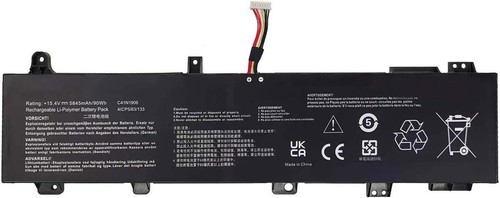 C41n1906 90wh laptop battery - laptop,