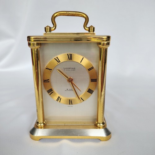 Carriage clock with alarm