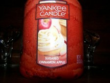 22-ounce Yankee Candle, Sugared Cinnamon Apple scented