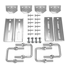 4 Pack 8" Galvanized Swivel