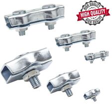 2mm 3mm 4mm 5mm 6mm 8mm Wire Rope Clamp Simplex Duplex Galvanised Zinc Plated