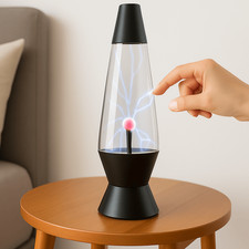 Eagle Retro Lightning Effect Contact Sensitive Lava Plasma Light Rocket Lamp