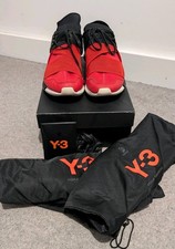 Y3 Qasa High Black/Red UK10
