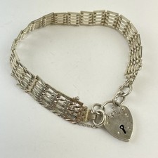 Sterling Silver Five Row Gate