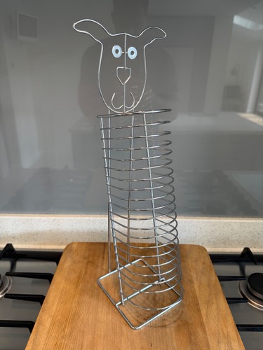 Dog shaped metal rack - dog, cd