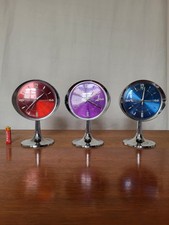 Vintage Mid-Century Westclox Big Ben Repeater Alarm Clocks Space Age Style X 3