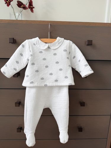 Jacadi white baby one piece - white, one-piece