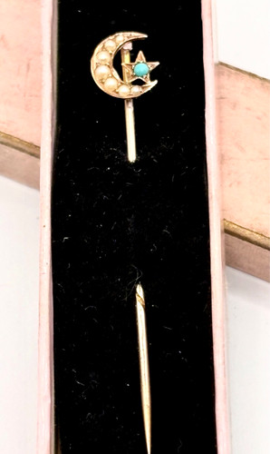 Antique victorian yellow metal - victorian,