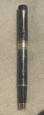 l’plume large fountain pen vintage blue marble
