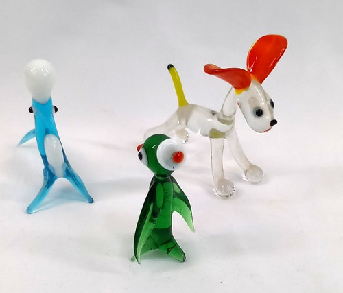 Glass murano animals - glass,