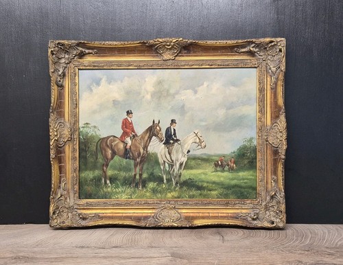 Antique oil painting 19thc - oil,