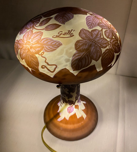 Emile galle style cameo - emile, glass