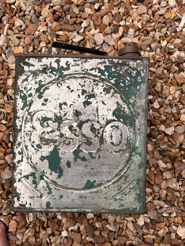 Vintage esso petrol can - petrol,