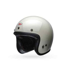 Bell Custom 500 Open Face Motorcycle Helmet - Vintage White