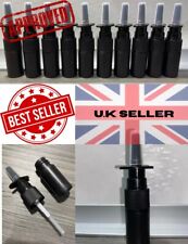 500 x 5ml BLACK NASAL SPRAY PUMP empty BOTTLE Refillable Plastic UK Seller Tan