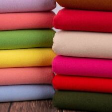 Faux Wool Fabric Cashmere Woollen Cloth Thick Solid DIY Material Coat Sew Trims