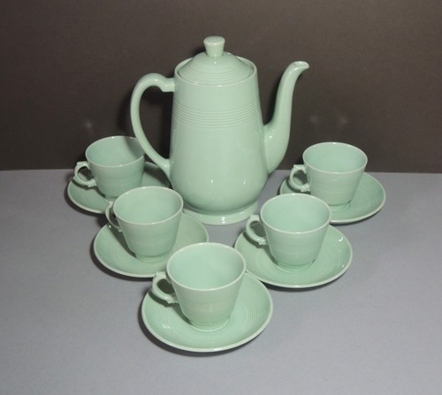 Vintage woods ware - beryl, green