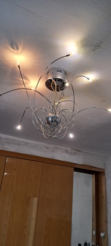 Designer ceiling light chrome - ceiling,